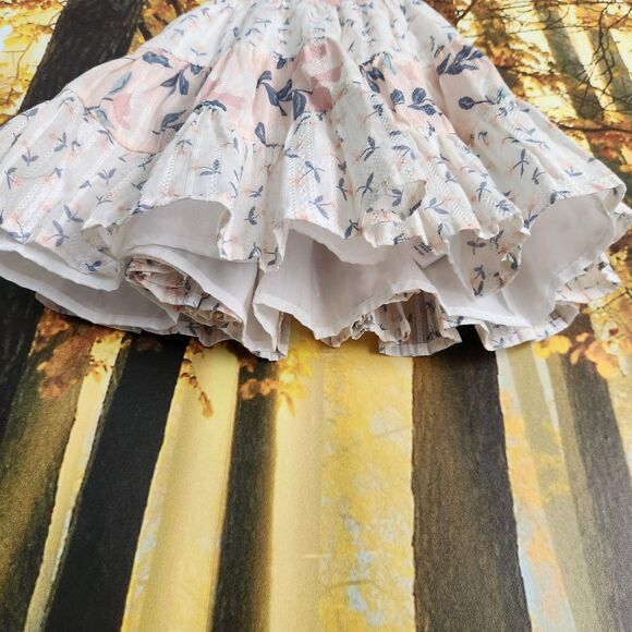 Catherine Malandrino Toddler Girls Baby 12 Months White Floral Print Dress - Picture 2 of 8